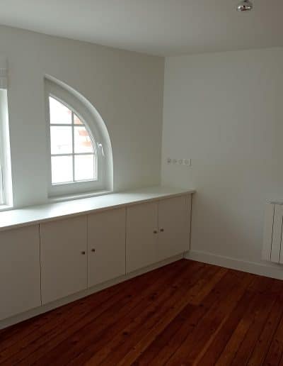 rénovation d'un appartement à Bordeaux coin salon