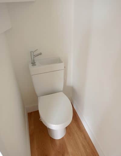 rénovation d'un appartement à Bordeaux toilettes