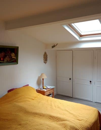 rénovation d'une maison à lacanau chambre