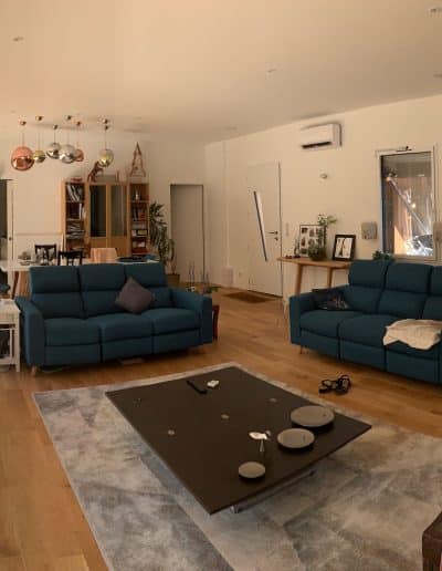 rénovation d'une maison à Cestas salon