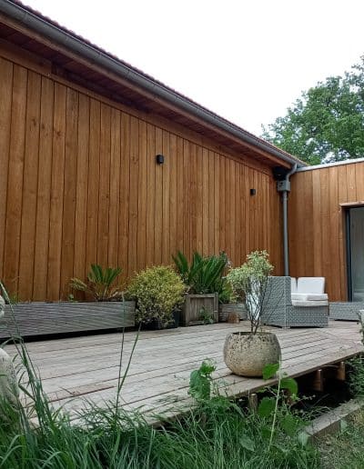 rénovation d'une maison à Cestas terrasse