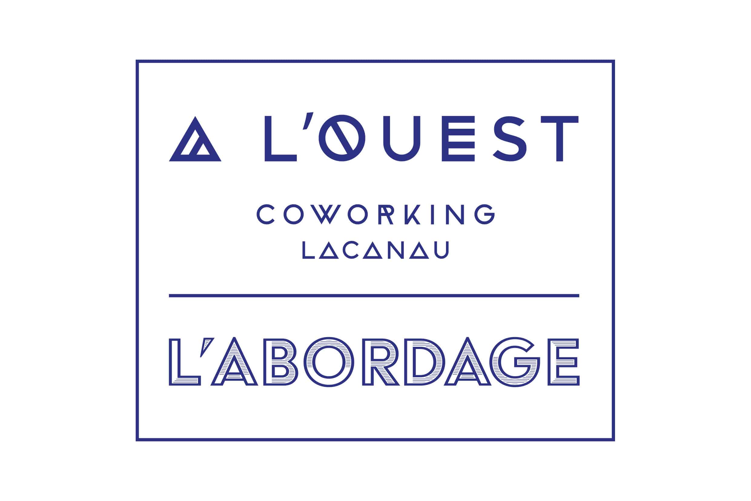 logo abordage et a l'ouest coworking lacanau
