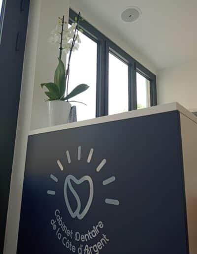 Restauration d'une canaulaise en cabinet dentaire Lacanau