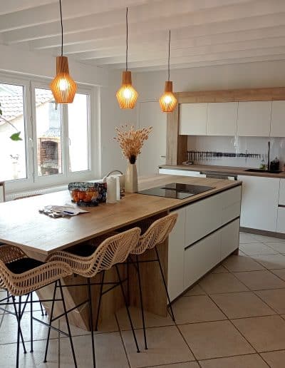 Rénovation et extension Face au lac Lacanau Le Moutchic Baïnasses