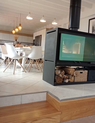 Rénovation et extension Face au lac Lacanau Le Moutchic Baïnasses